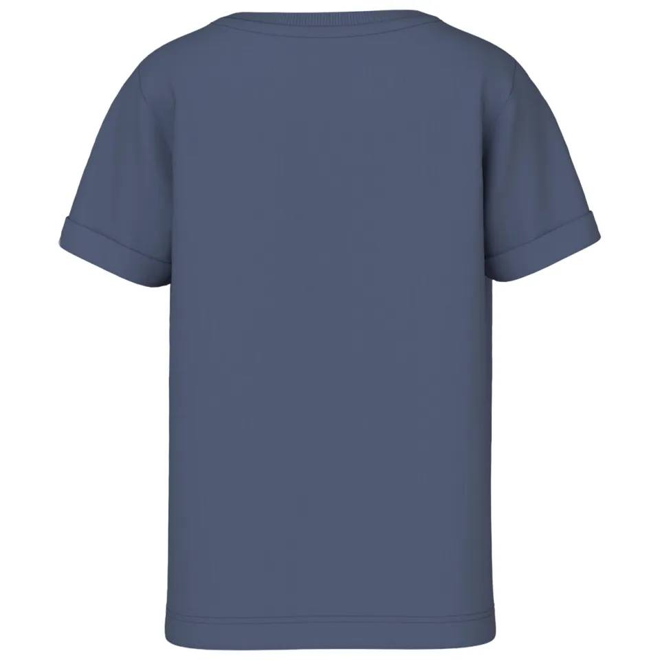NAME IT MINI T-shirt indigo blauw, foto 3