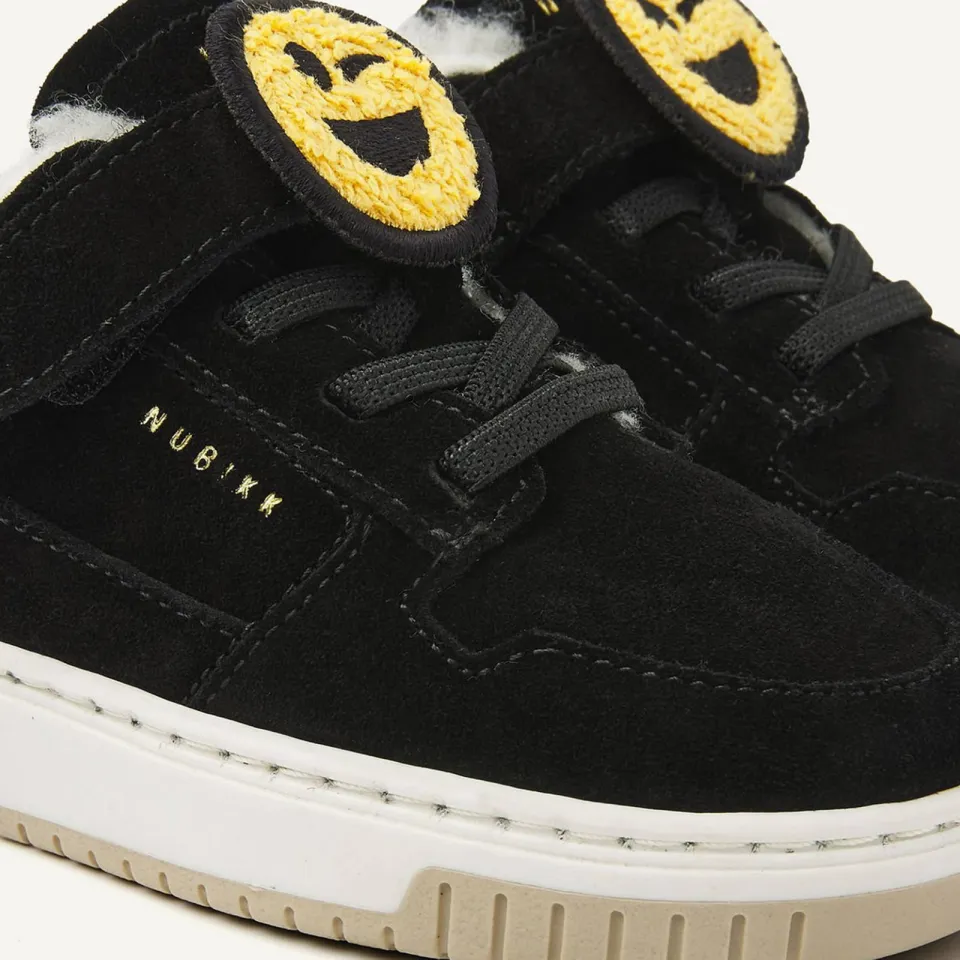 Nubikk Basket Teddy Jr gevoerde suède sneakers zwart, foto 3