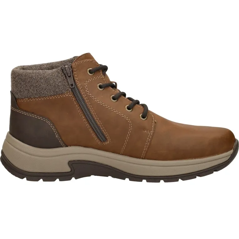 Rieker veterlaars hoog cognac