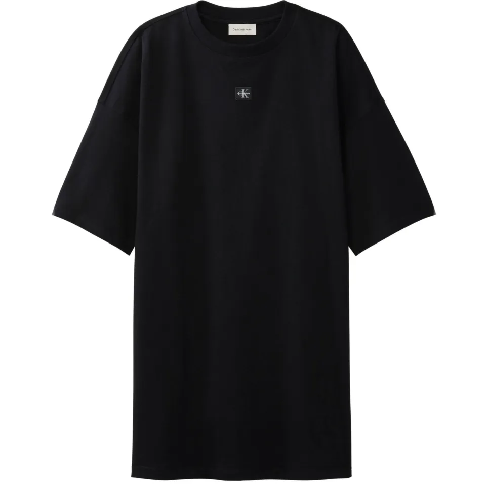 Calvin Klein JEANS korte T-shirtjurk zwart, foto 2