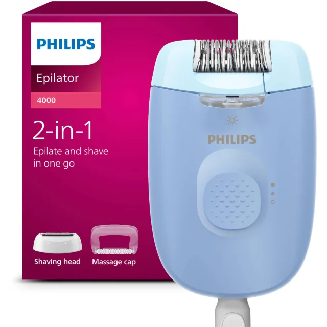 Philips BRE247/00 epilator blauw, foto 2