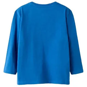 NAME IT MINI longsleeve met print blauw, foto 2