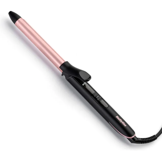 Babyliss Rose-Quartz 19mm krultang - C450E Zwart/Roze