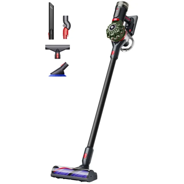 Dyson V8 Cyclone draadloze stofzuiger + Meubelreinigingsset Rood
