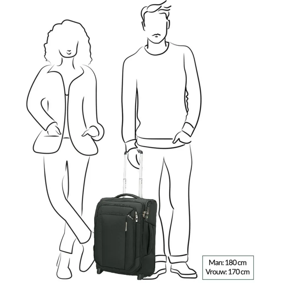 Samsonite Respark Upright 55 cm koffer donkerblauw, foto 5