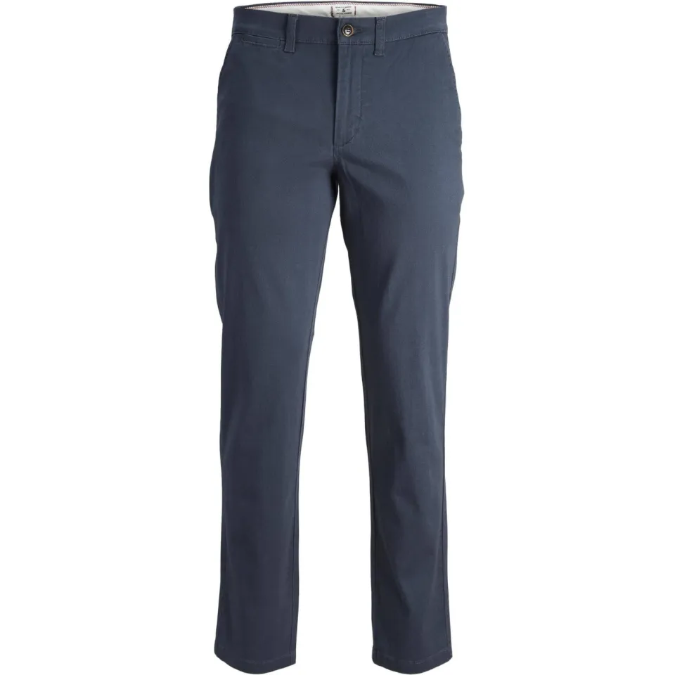Jack & Jones regular fit gebreide chino blauw, foto 2