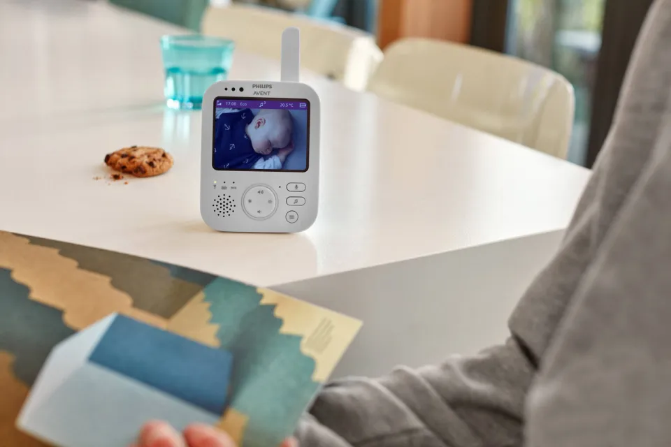 Philips AVENT Babymonitor met video - SCD892/26 leisteen, foto 3