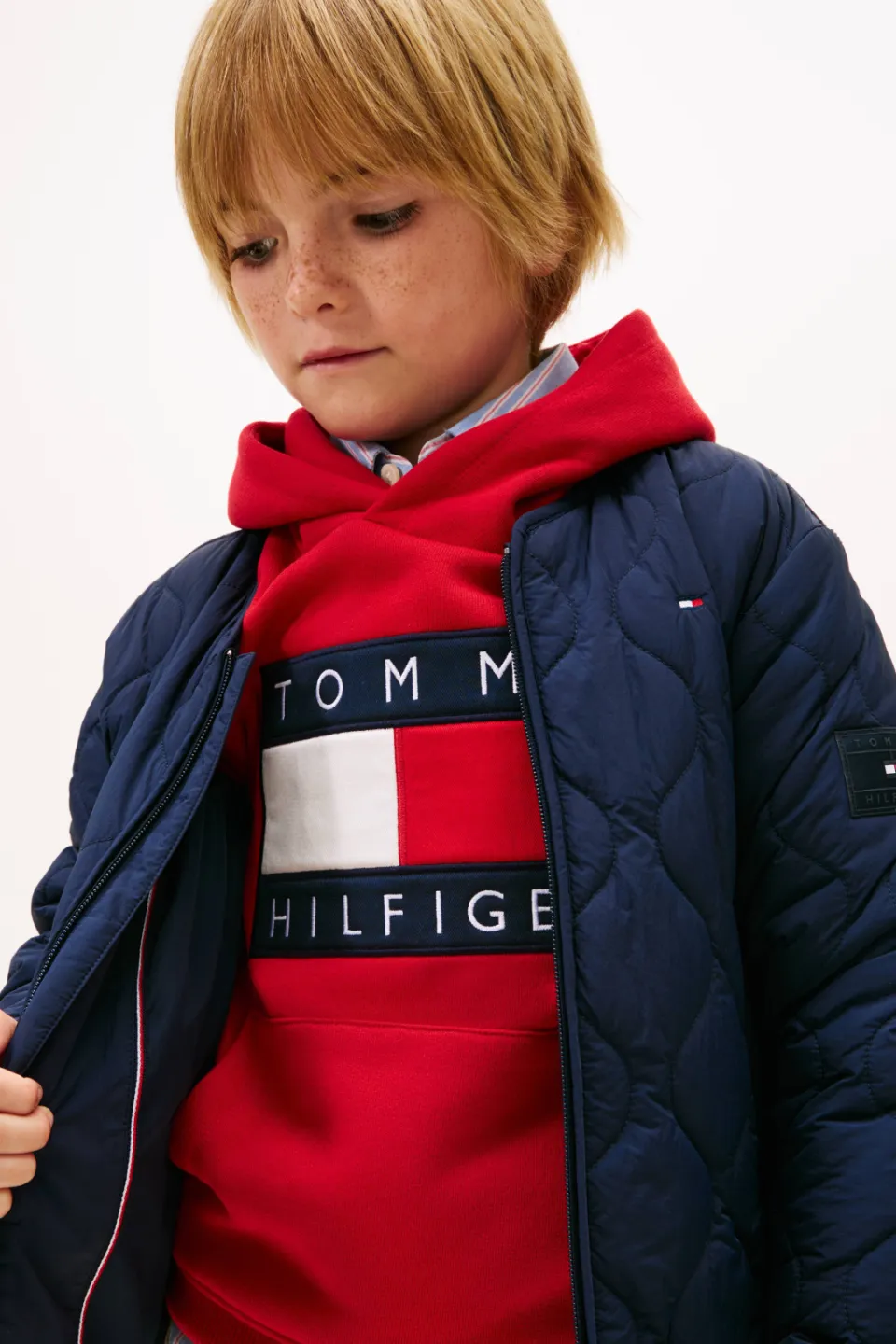 Tommy Hilfiger outdoor jas donkerblauw, foto 6