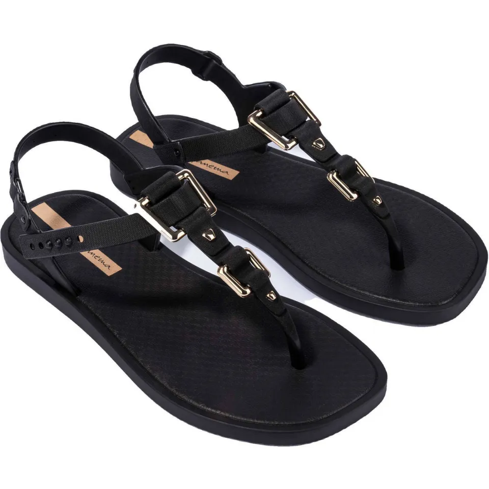 Ipanema sandalen zwart/goud, foto 3