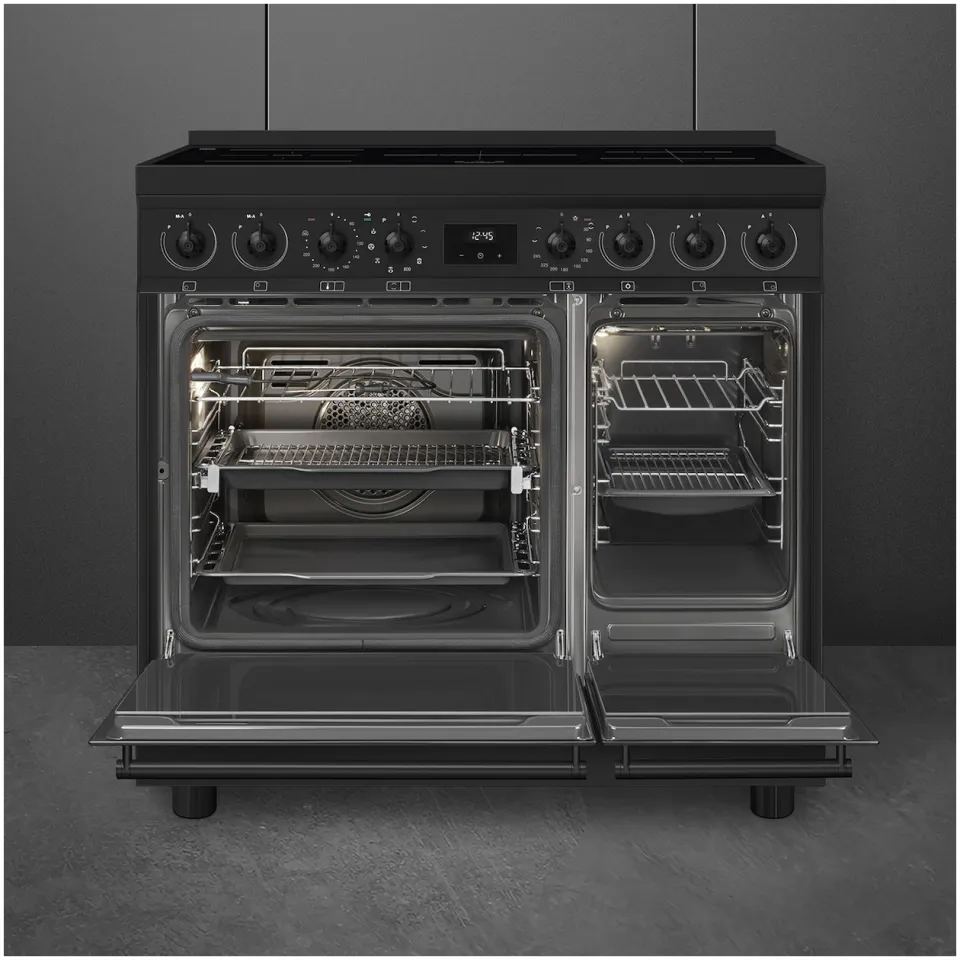 Smeg C92IPN2 inductie fornuis mat zwart, foto 3