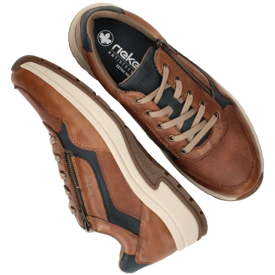Rieker lage sneakers bruin, foto 5