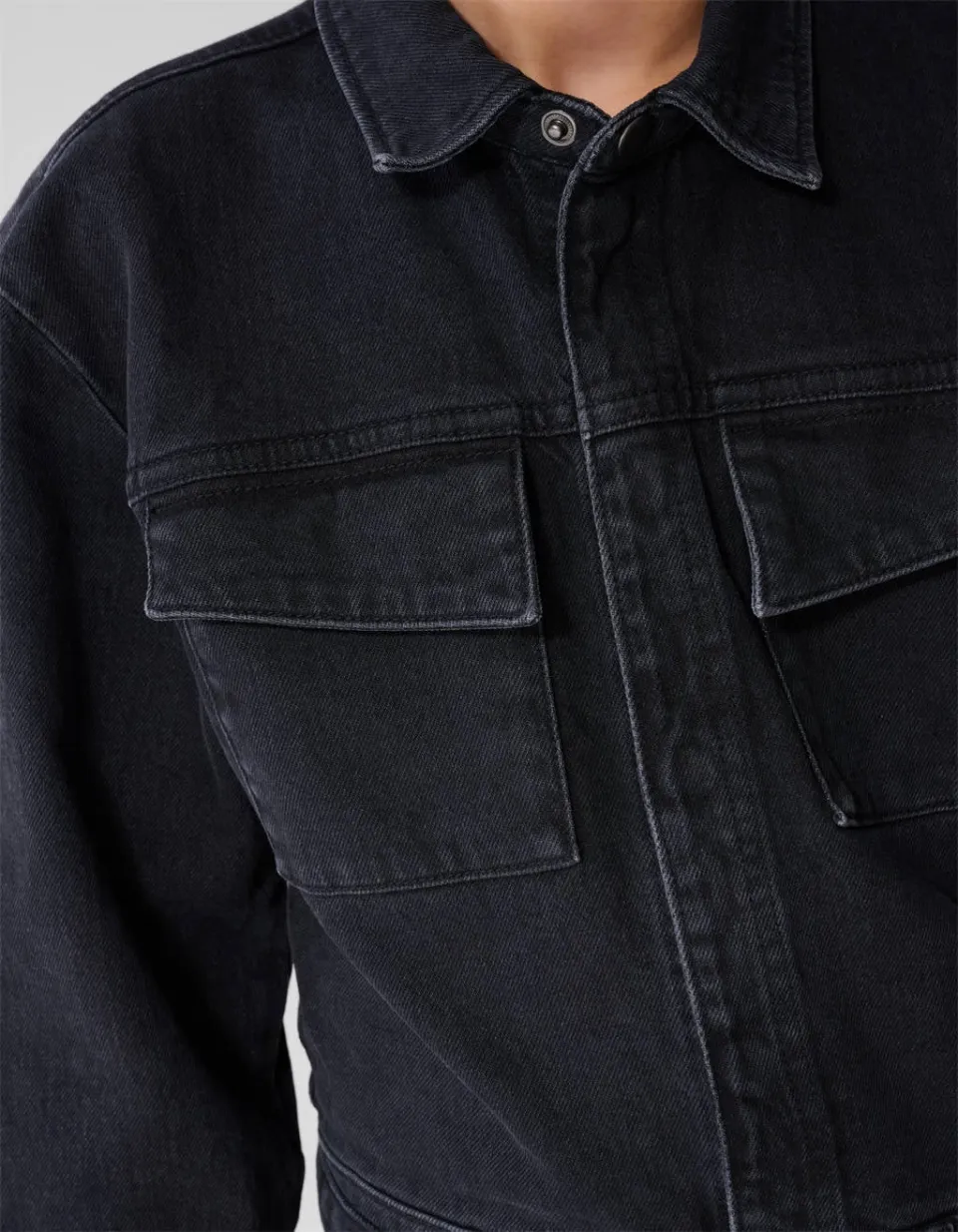 Shoeby denim jumpsuit zwart, foto 8
