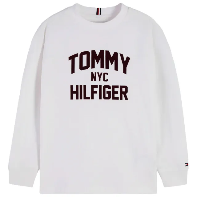 Tommy Hilfiger longsleeve met logo wit, foto 2