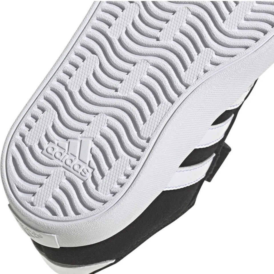Adidas VL Court 3.0 sneakers met klittenband zwart wit, foto 8