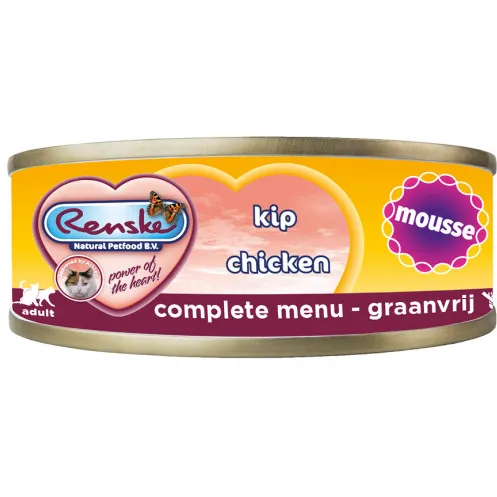 Renske Graanvrij mousse kip natvoer kat 70 g