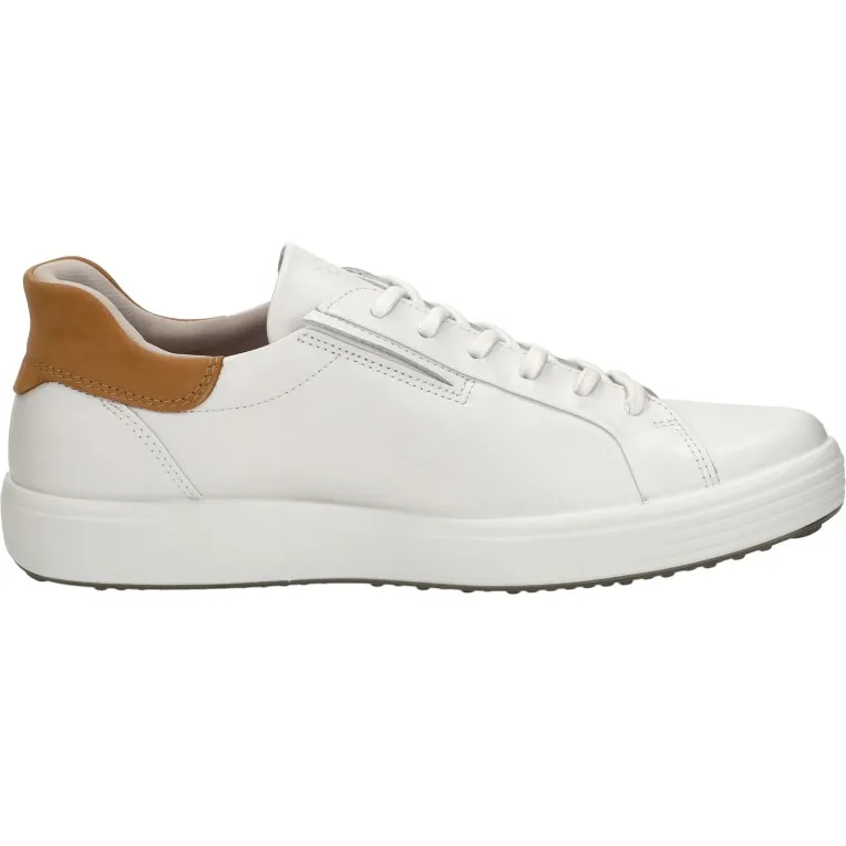 Ecco Soft 7 veterschoen wit