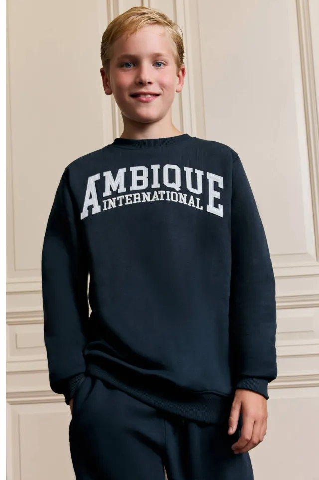 Ambique sweater marineblauw, foto 5
