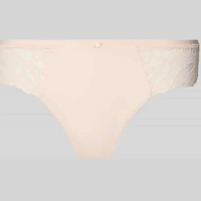 Boss String met kant model 'THONG_BLOSSOM' Roze