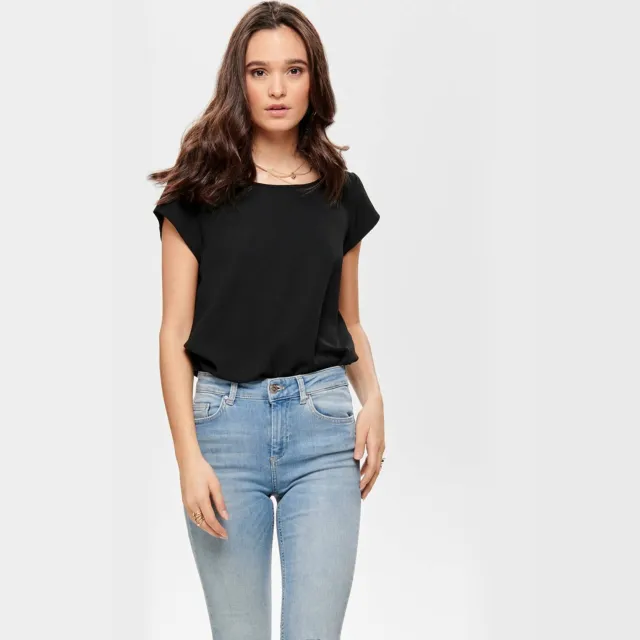 Only ONLVIC top zwart