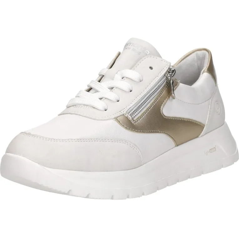 Remonte veterschoenen laag wit, foto 4