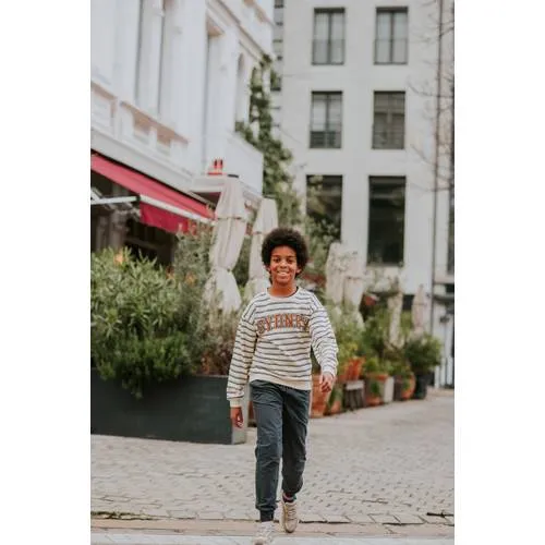 No Way Monday loose fit casual broek grijs, foto 3