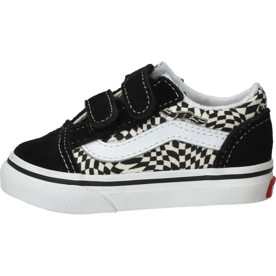 Vans Old Skool V sneakers zwart wit geblokt, foto 6