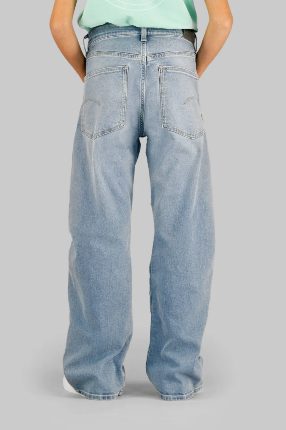 G-Star high waist loose fit jeans light blue denim, foto 5
