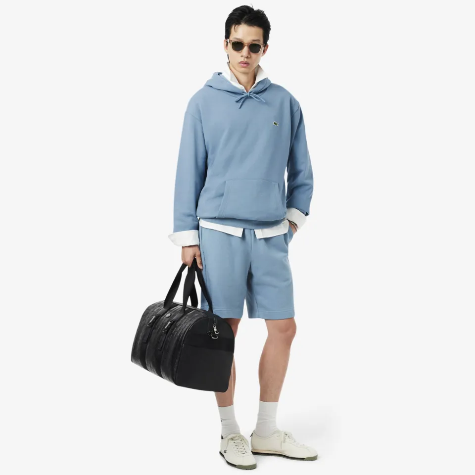 Lacoste regular fit hoodie - blauw Bleu