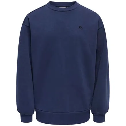 Only KIDS ONLY GIRL sweater - donkerblauw Effen
