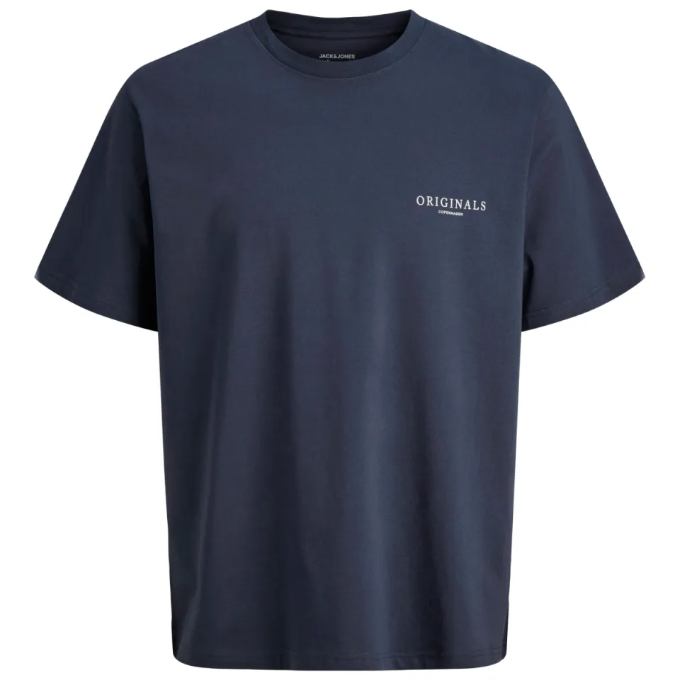 Jack & Jones T-shirt met backprint blauwgrijs, foto 2