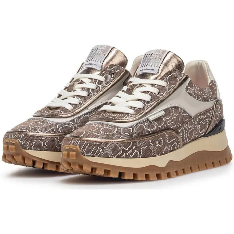 Floris Van Bommel suède sneakers bruin, foto 3