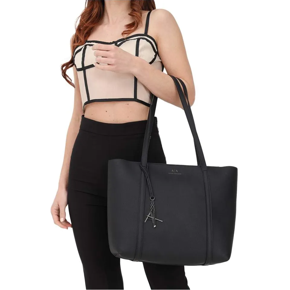 Armani Exchange 942930 shoppertas zwart, foto 2