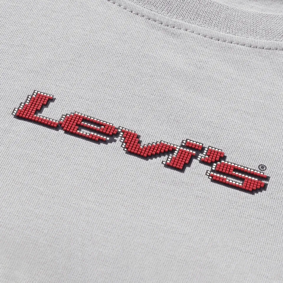 Levi's t-shirt grijs, foto 5