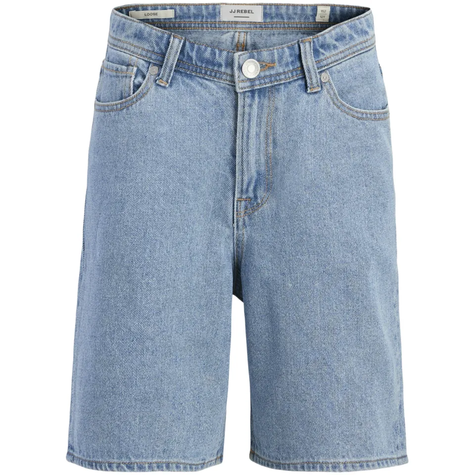 JJ Rebel JUNIOR baggy jeansshort lichtblauw blue denim, foto 2