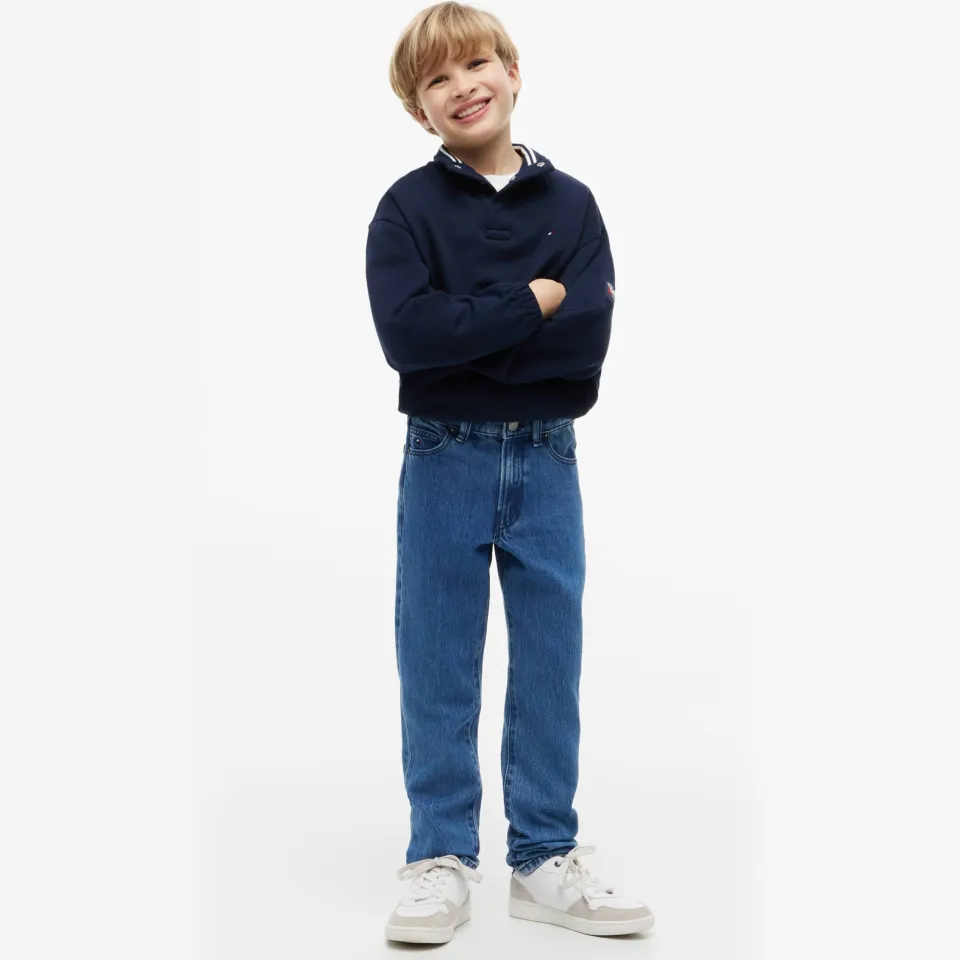 Tommy Hilfiger straight leg jeans - mediumblauw Denim Medium