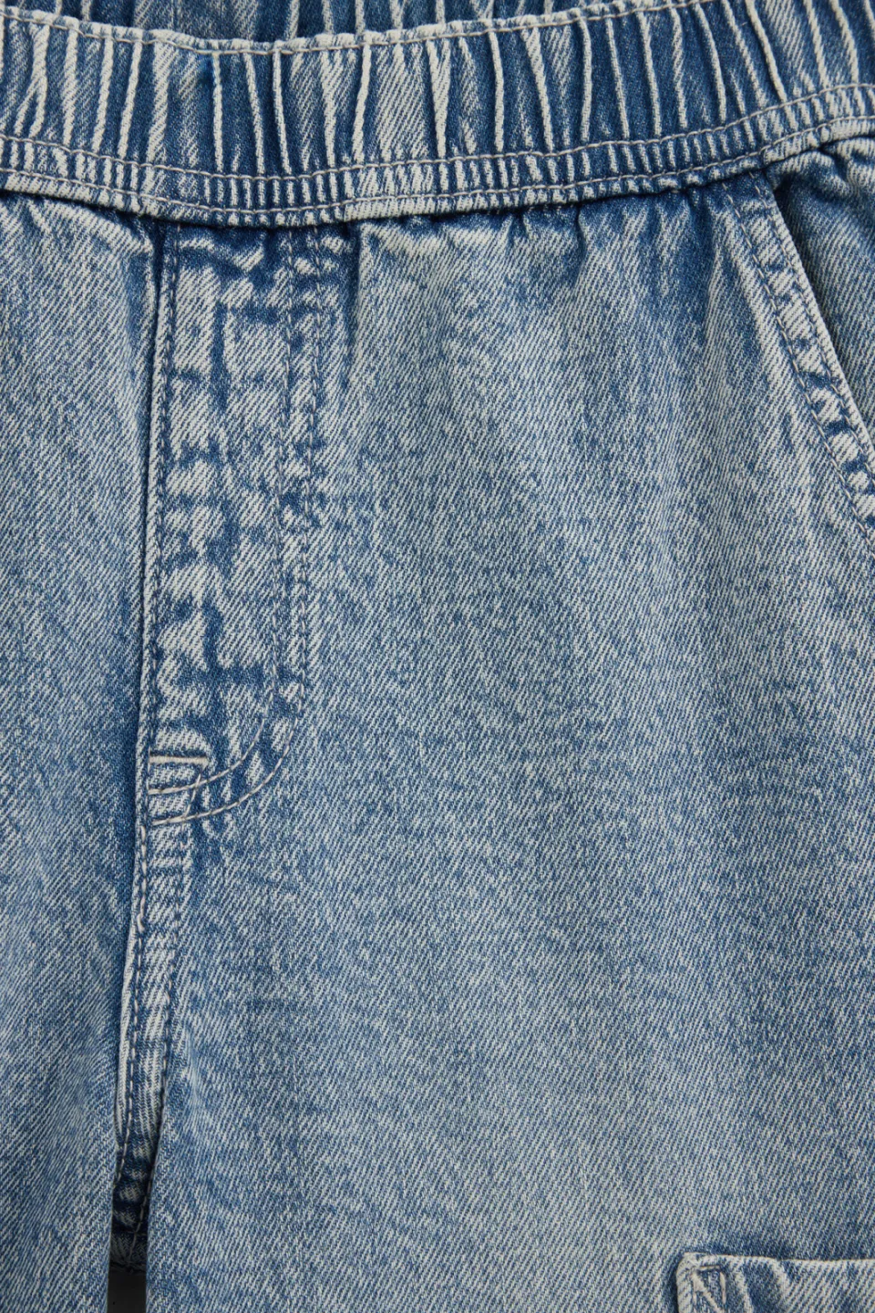 WE Fashion Blue Ridge loose fit cargo jeans - lichtblauw, foto 5