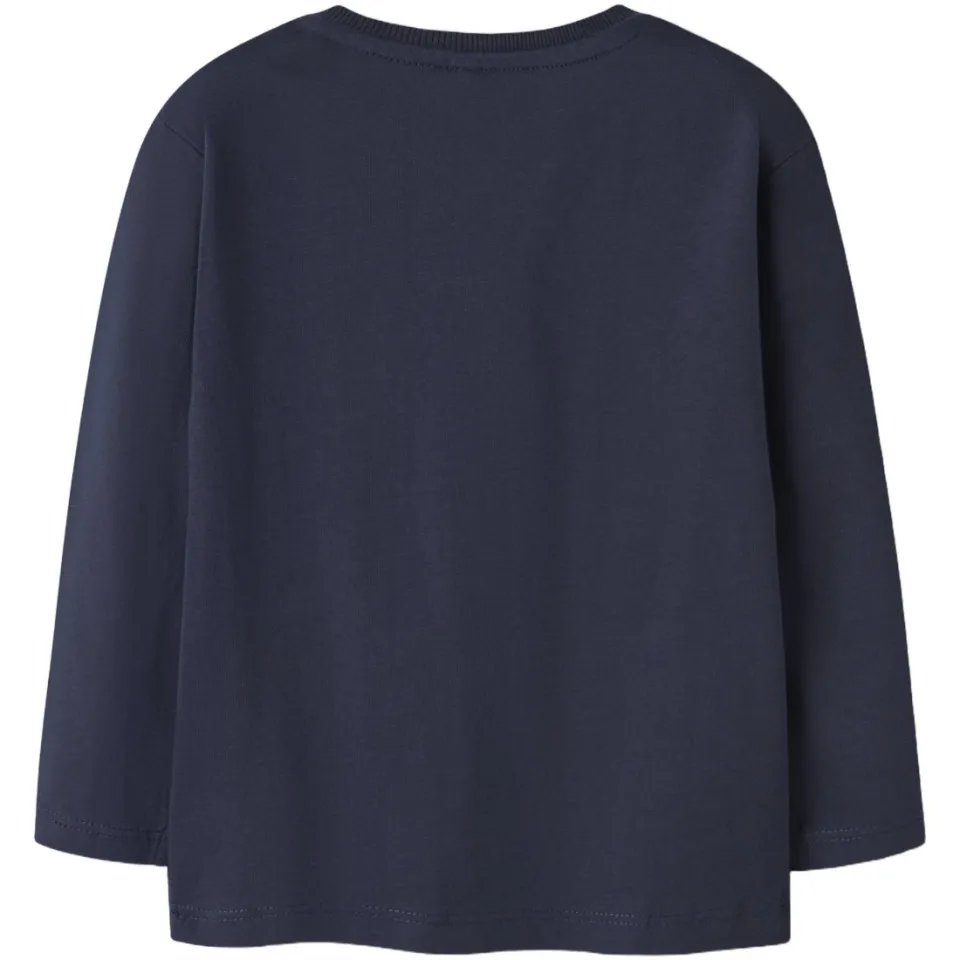 NAME IT longsleeve met voetbalprint donkerblauw, foto 2