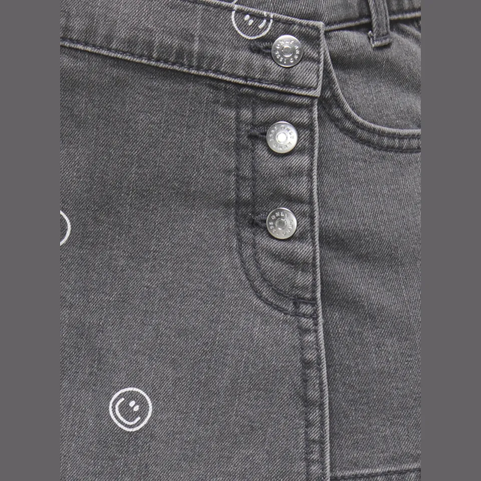 Only skort light grey denim, foto 4