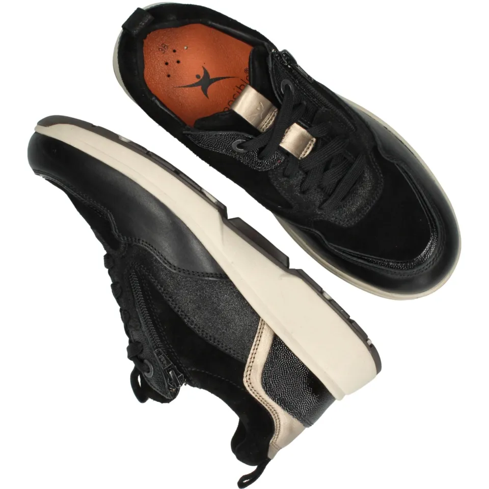 Xsensible Grenoble Stretchwalker HX Veterschoenen Dames Zwart, foto 6