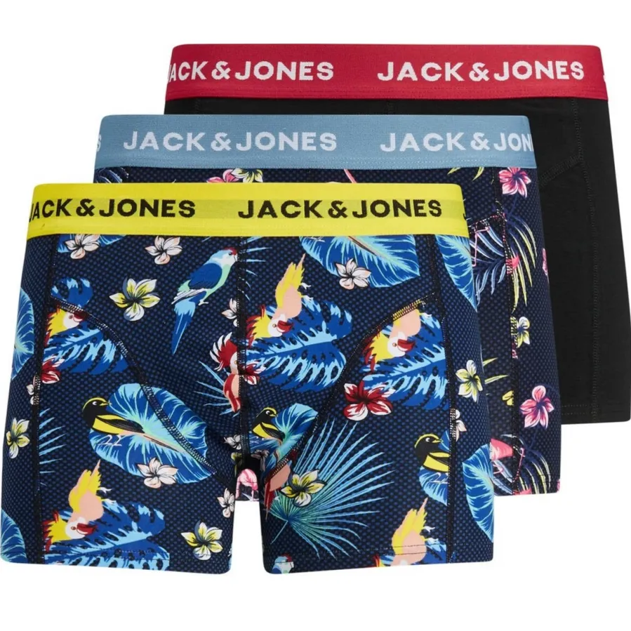 Jack & Jones boxershorts met print - surf the web (set van 3), foto 3