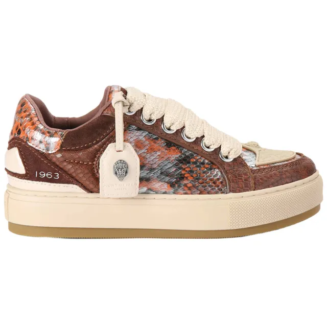 Kurt Geiger Tag leren sneakers - bruin