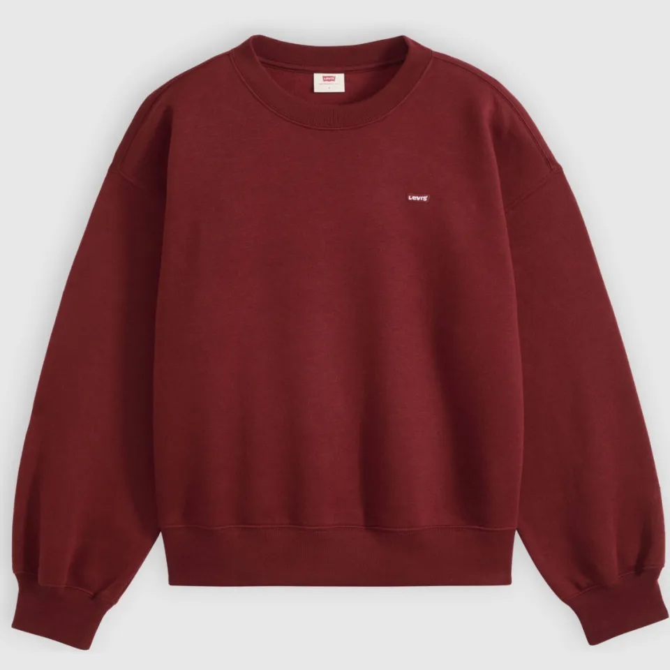 Levi's sweater met logo - donkerrood, foto 2