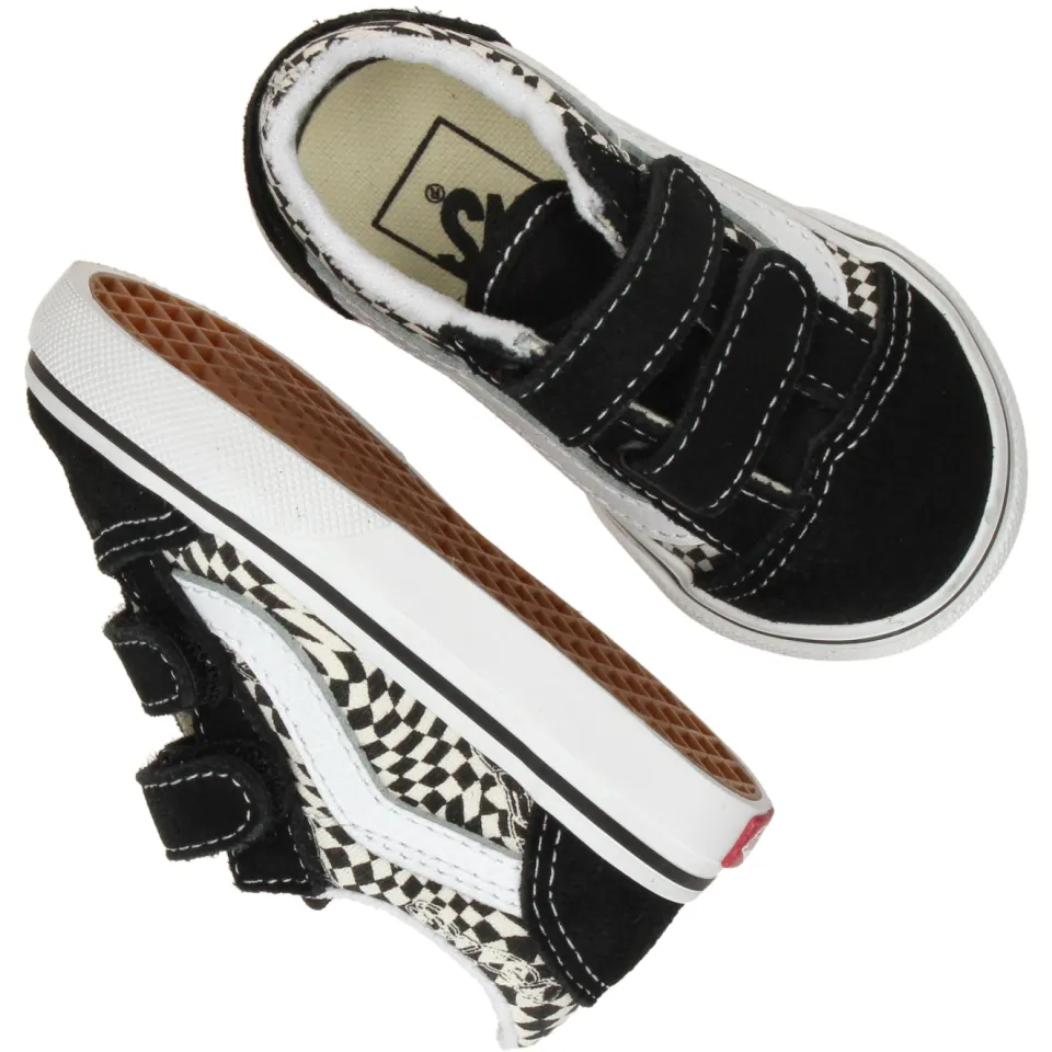 Vans Old Skool V sneakers zwart wit geblokt, foto 5