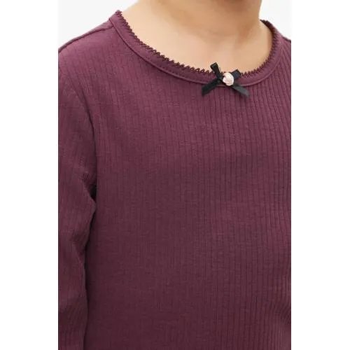 s.Oliver longsleeve donkerrood, foto 6
