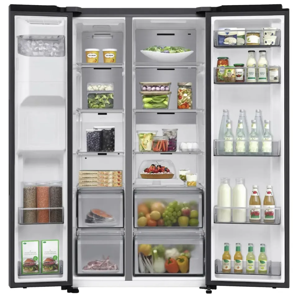 Samsung RS70F66KBTEF Amerikaanse koelkast Grijs, foto 2