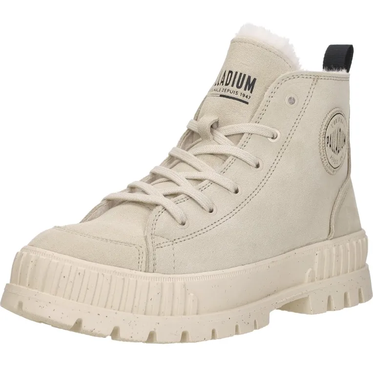 Palladium Pallashock Zip Warm laars beige, foto 3