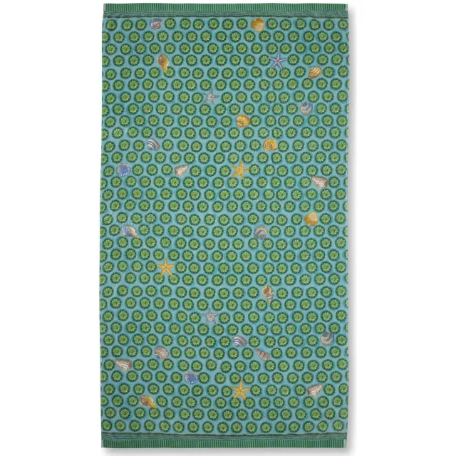 Pip Studio Sea Dots strandlaken groen