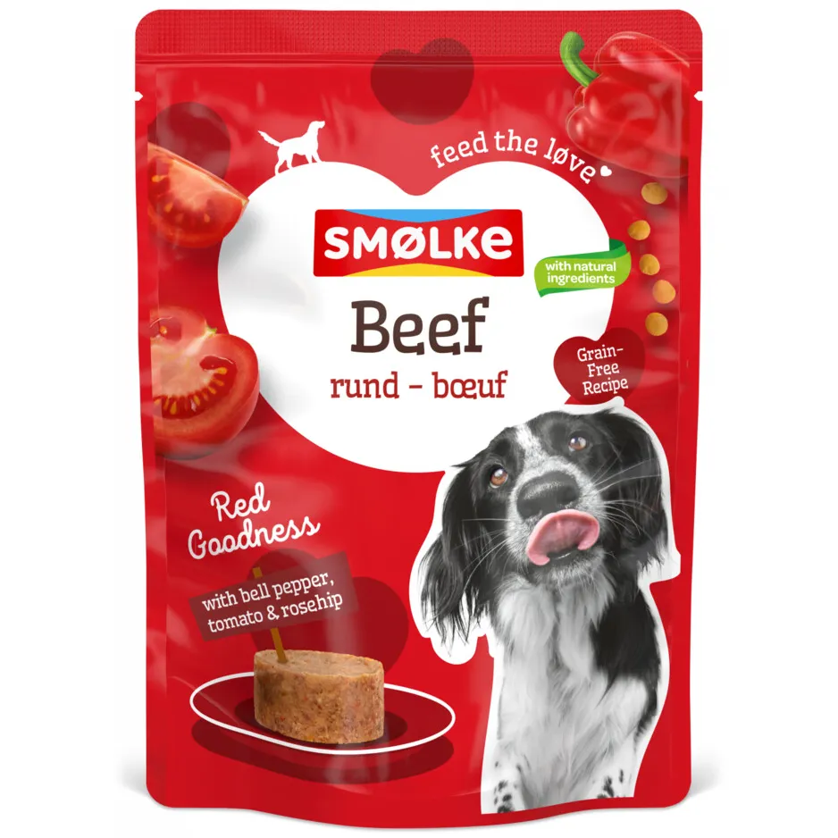 Smølke Red Goodness rund nat hondenvoer 8 x 300 gr, foto 2