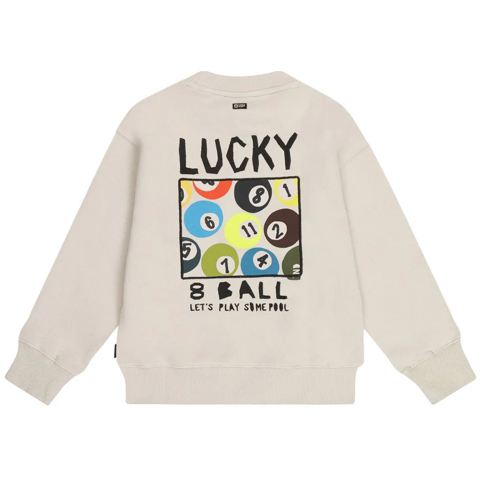 Tumble 'n Dry junior sweater met borduursels en backprint - crème, foto 3