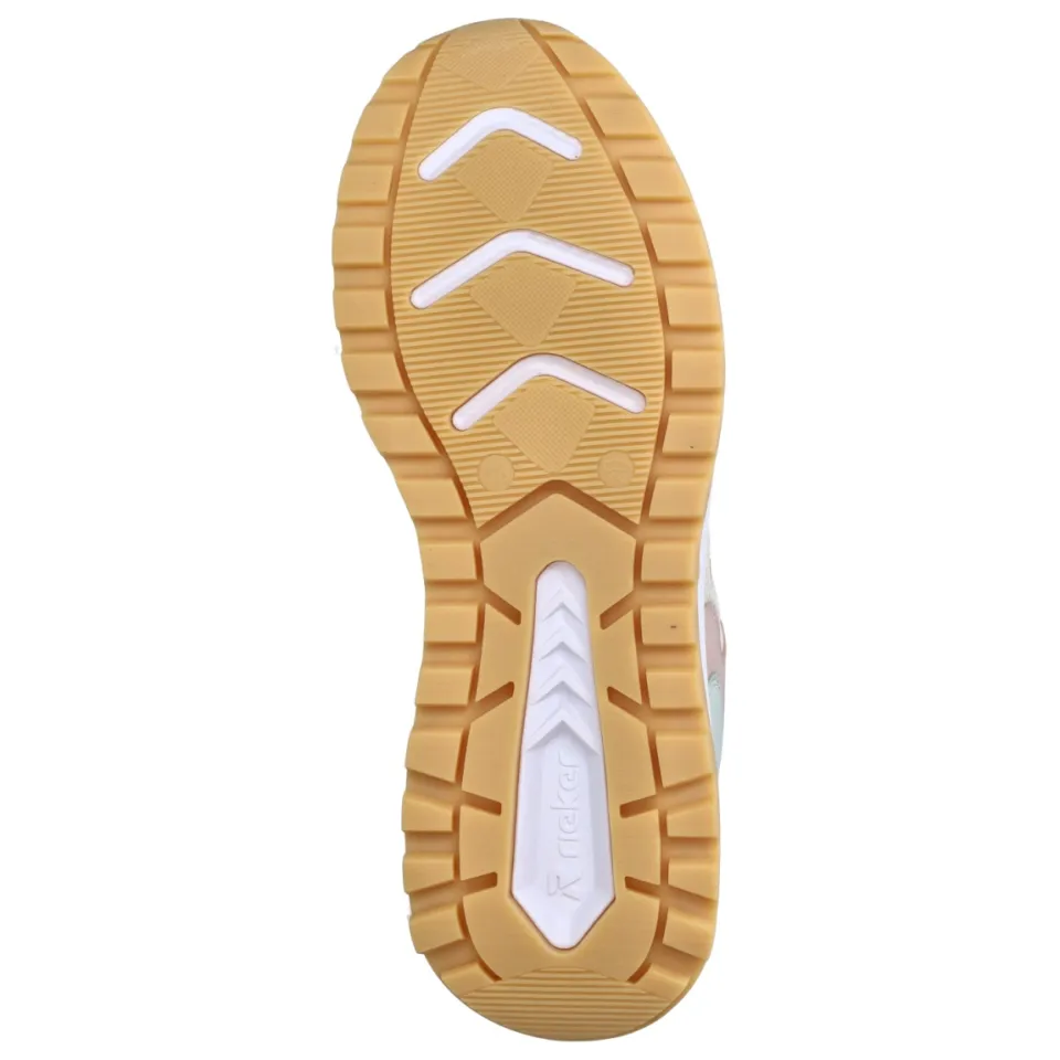 Rieker W250661 lage sneakers wit, foto 6